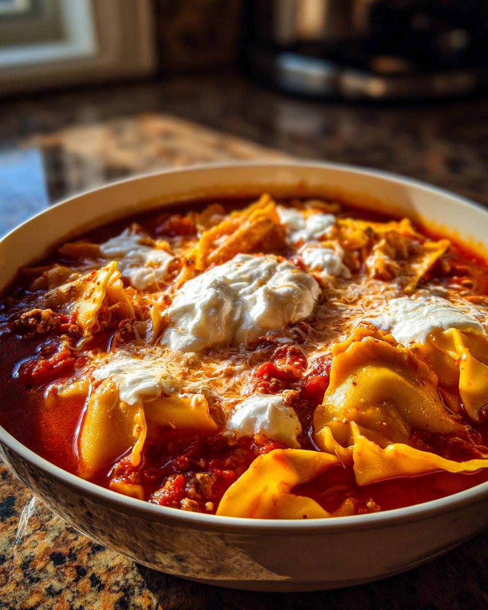 Lasagna Soup - detail 1