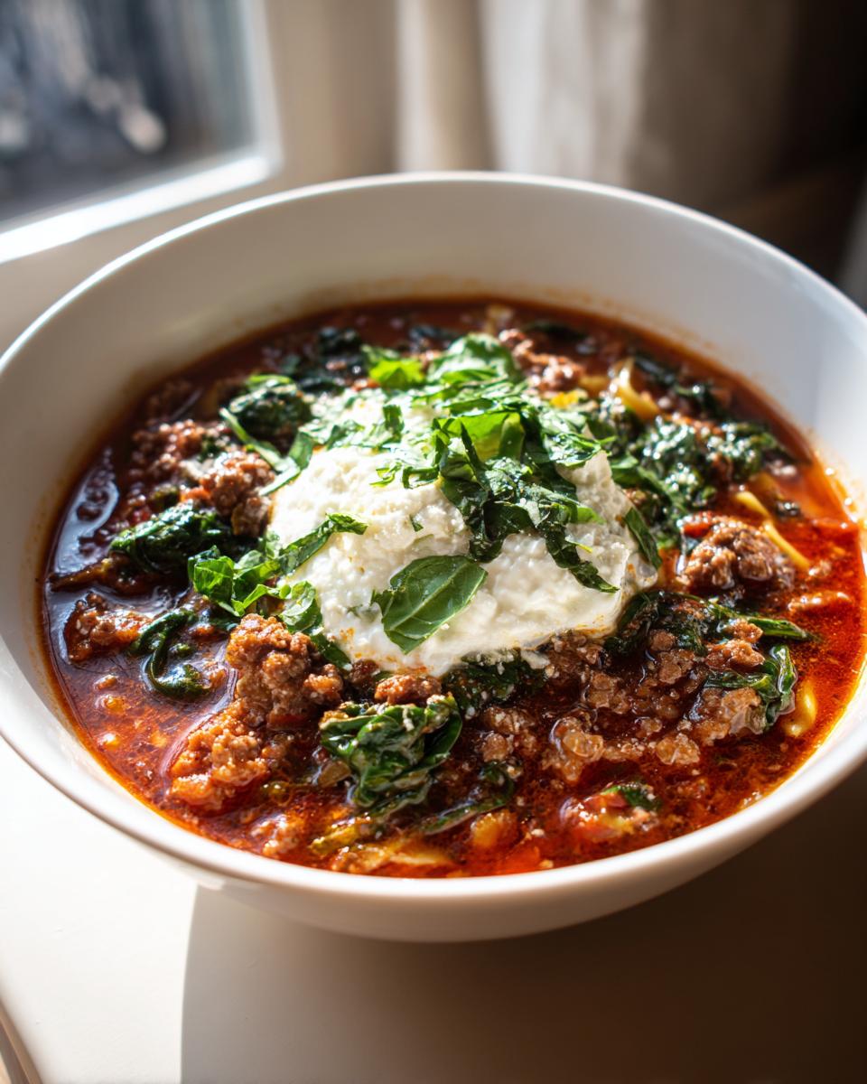 Lasagna Soup - detail 1