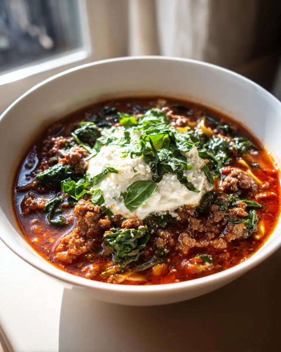 Lasagna Soup - detail 1