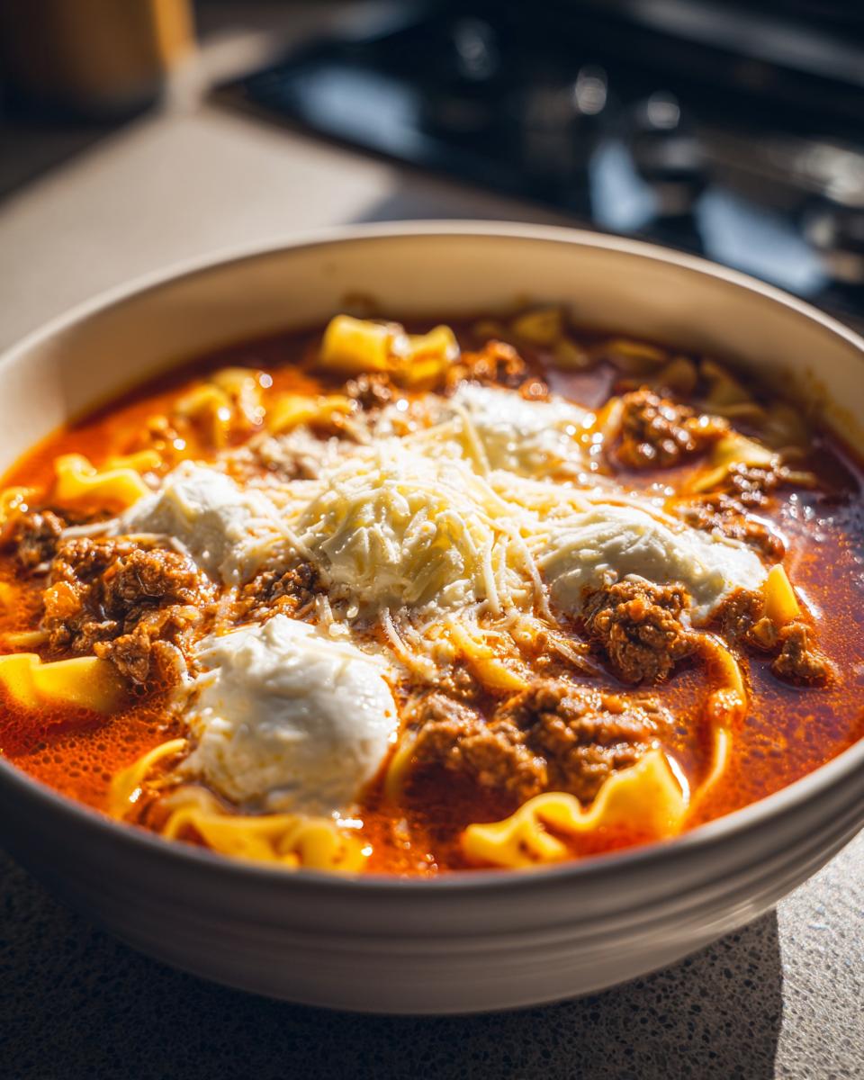 Lasagna Soup - detail 2