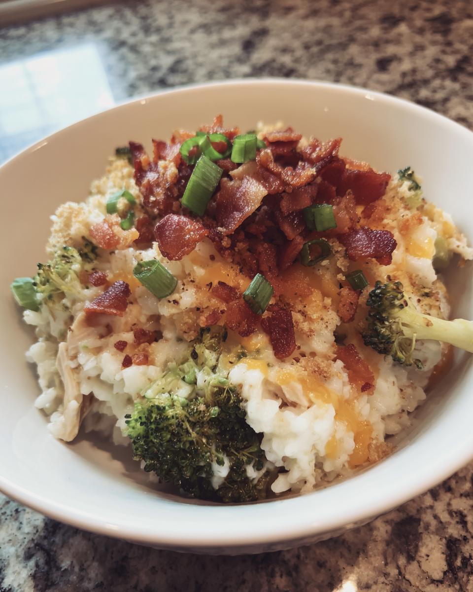 Loaded Broccoli Chicken Ranch Casserole - detail 1