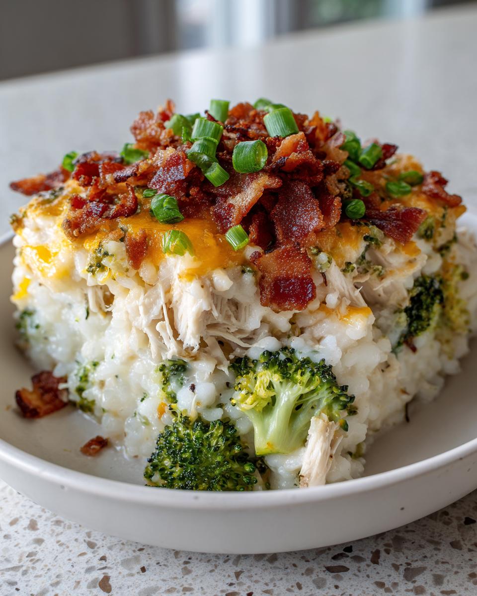 Loaded Broccoli Chicken Ranch Casserole - detail 2
