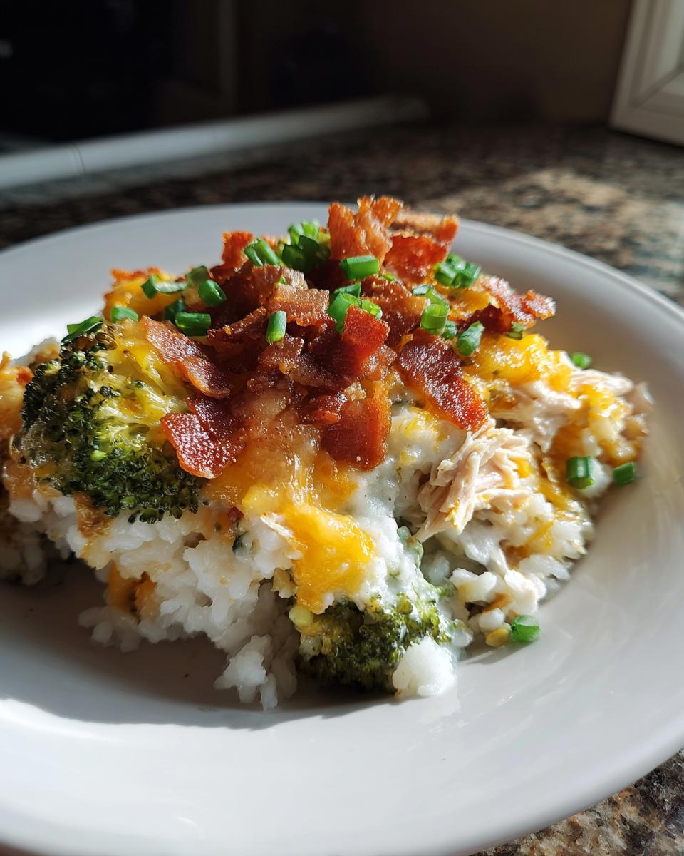 Loaded Broccoli Chicken Ranch Casserole - detail 3