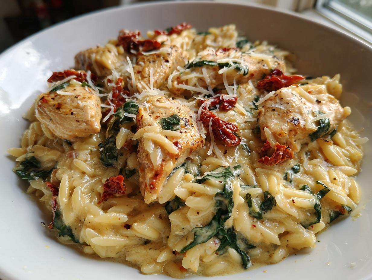 Marry Me Chicken Orzo: 35 Min Magic