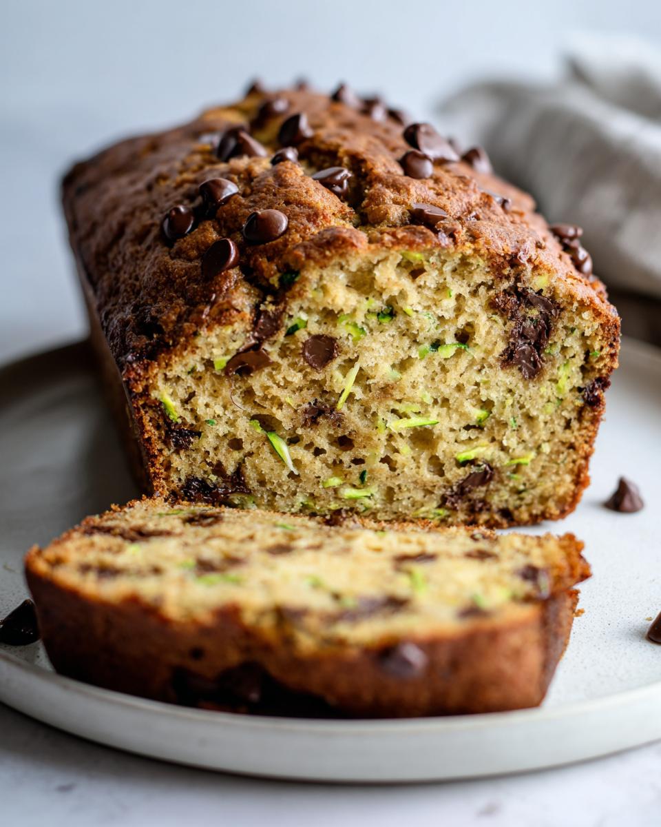 Moist Chocolate Chip Zucchini Loaf Wonder - detail 1