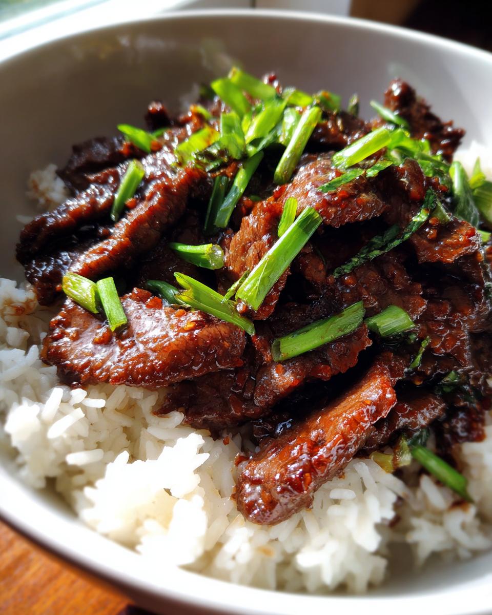 Mongolian Beef - detail 1