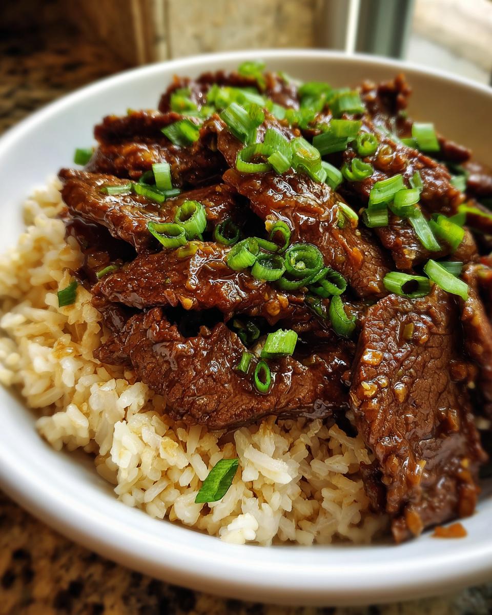 Mongolian Beef - detail 2