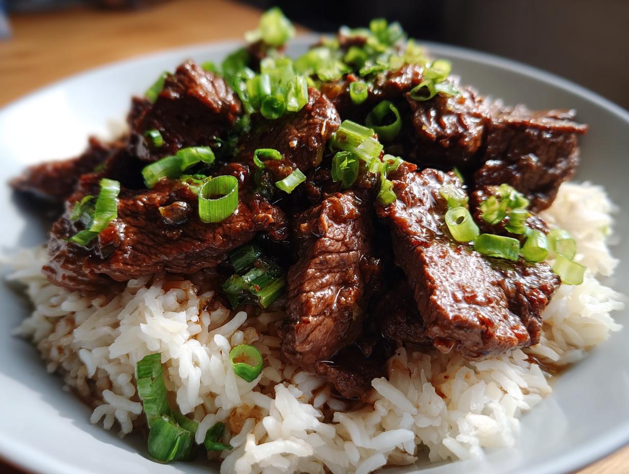 Amazing Mongolian Beef: 15-Min Flavor Burst
