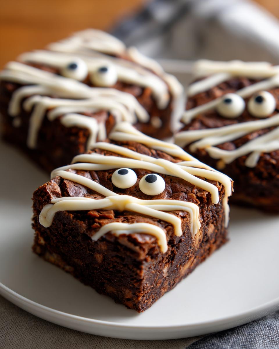 Mummy Brownies - detail 1