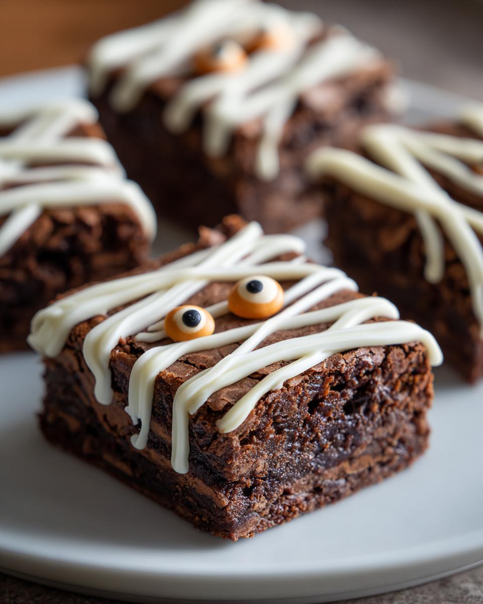 Mummy Brownies - detail 2