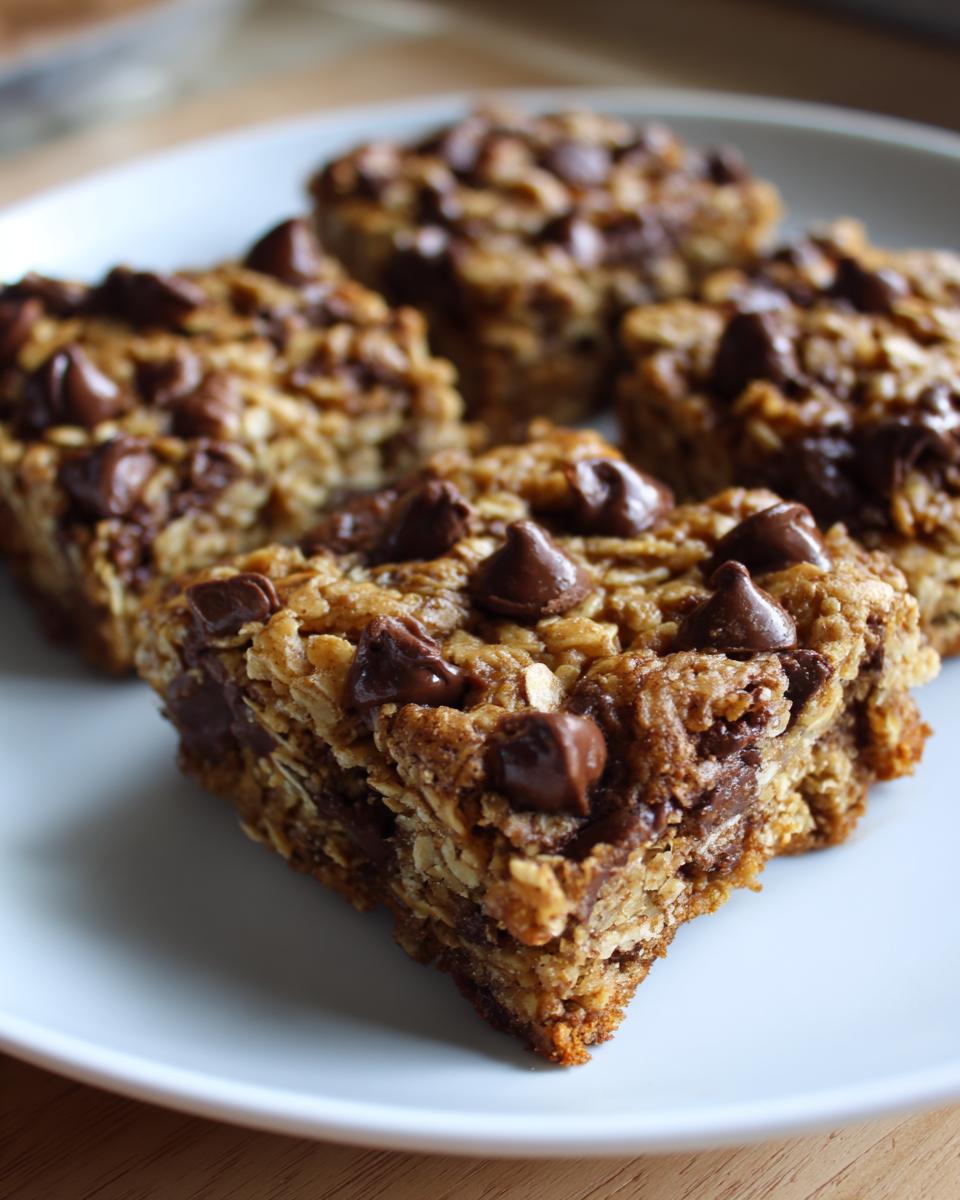Oatmeal Chocolate Chip Cookie Bars - detail 1