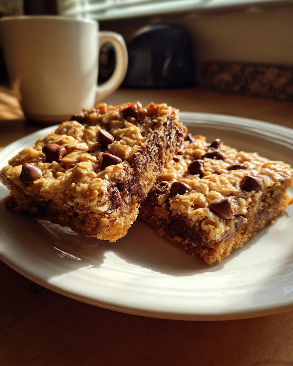 Oatmeal Chocolate Chip Cookie Bars - detail 2