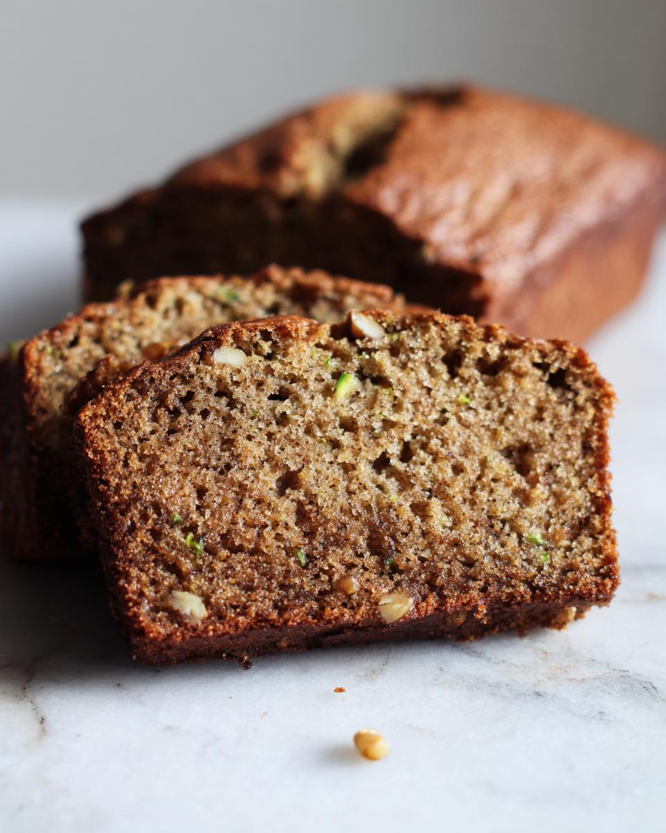 Old Fashioned Zucchini Bread - detail 2