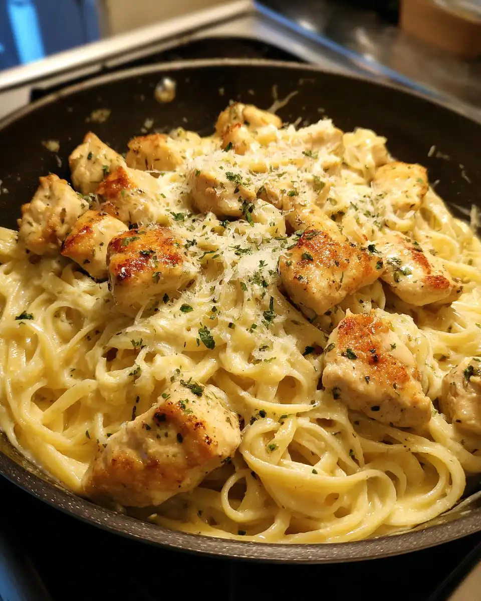 One-Pan Skinny Chicken Alfredo - detail 2