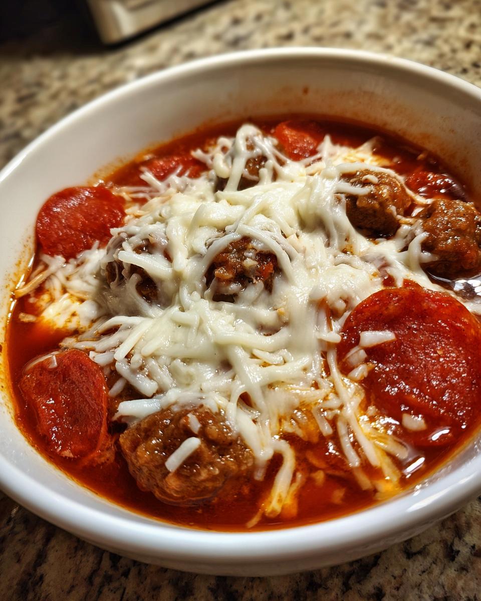 Pizza Soup - detail 1