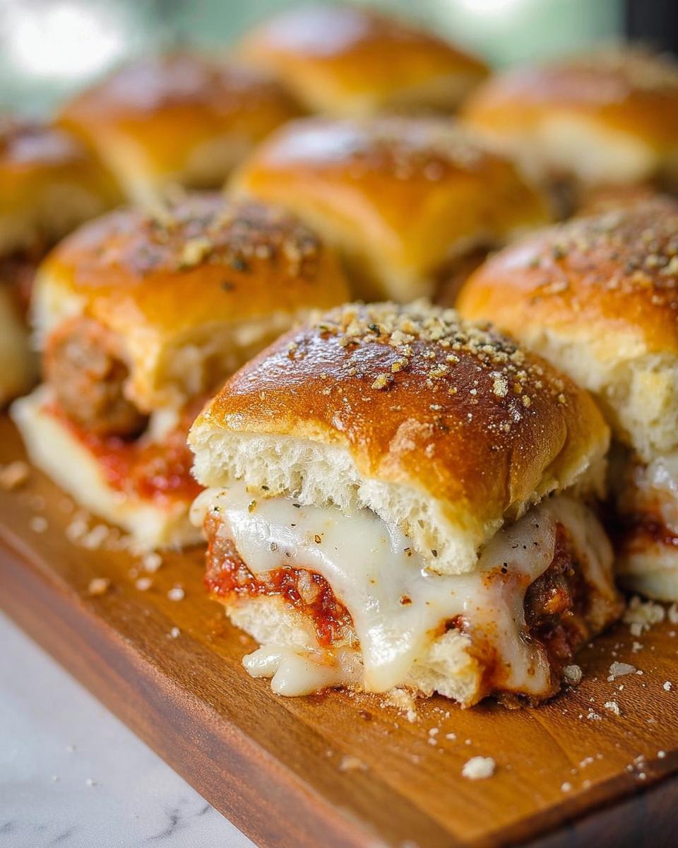 Pull Apart Meatball Sliders - detail 1