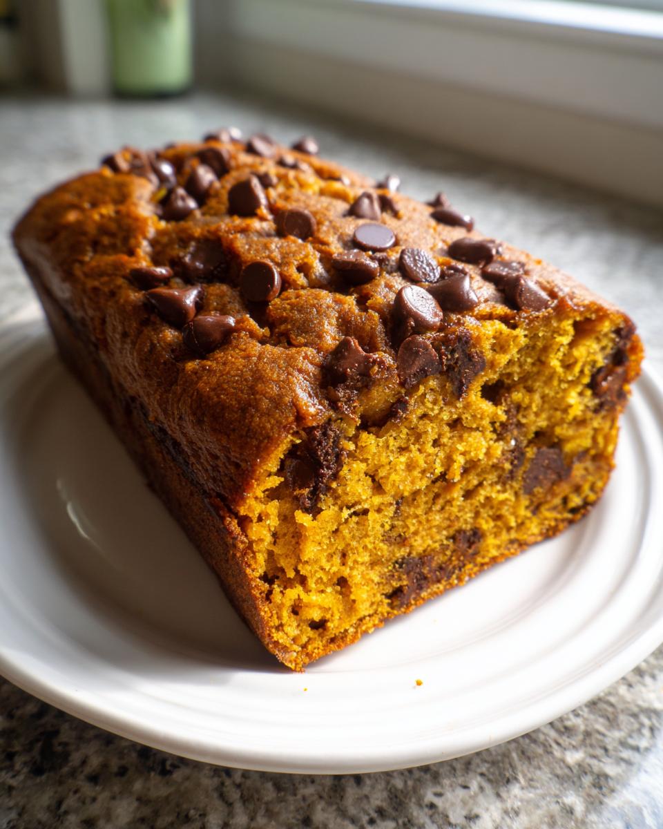 Pumpkin Chocolate Chip Bread - detail 1