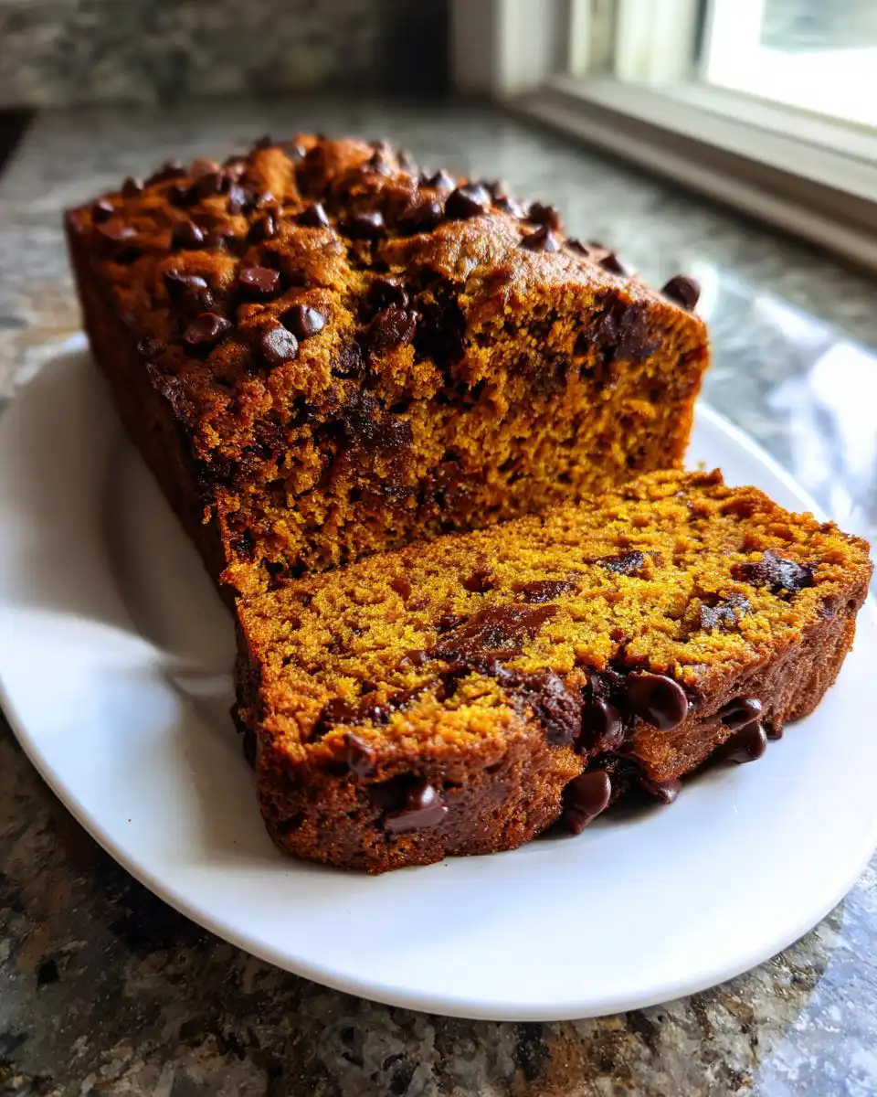 Pumpkin Chocolate Chip Bread - detail 2