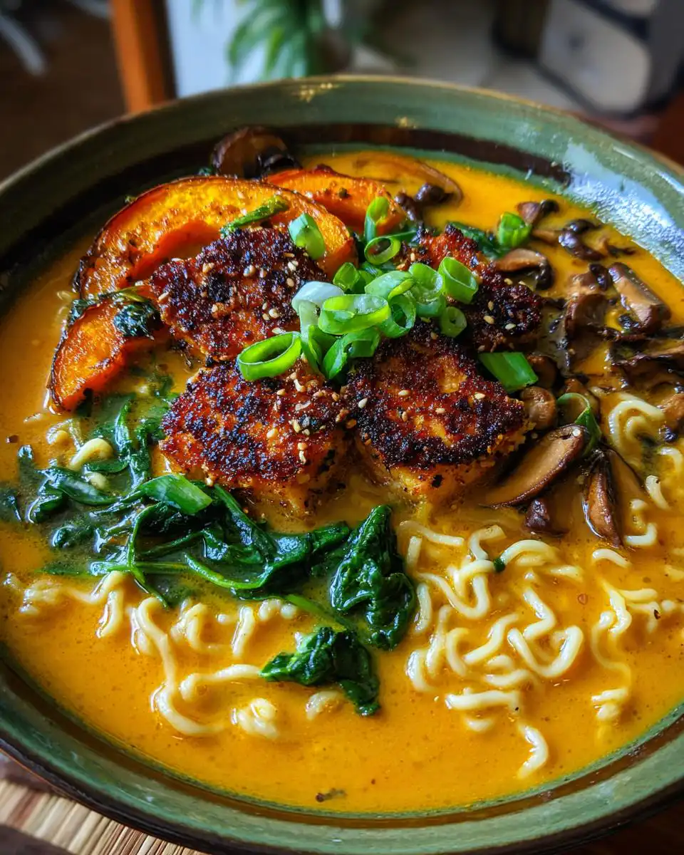 Pumpkin Miso Ramen - detail 2