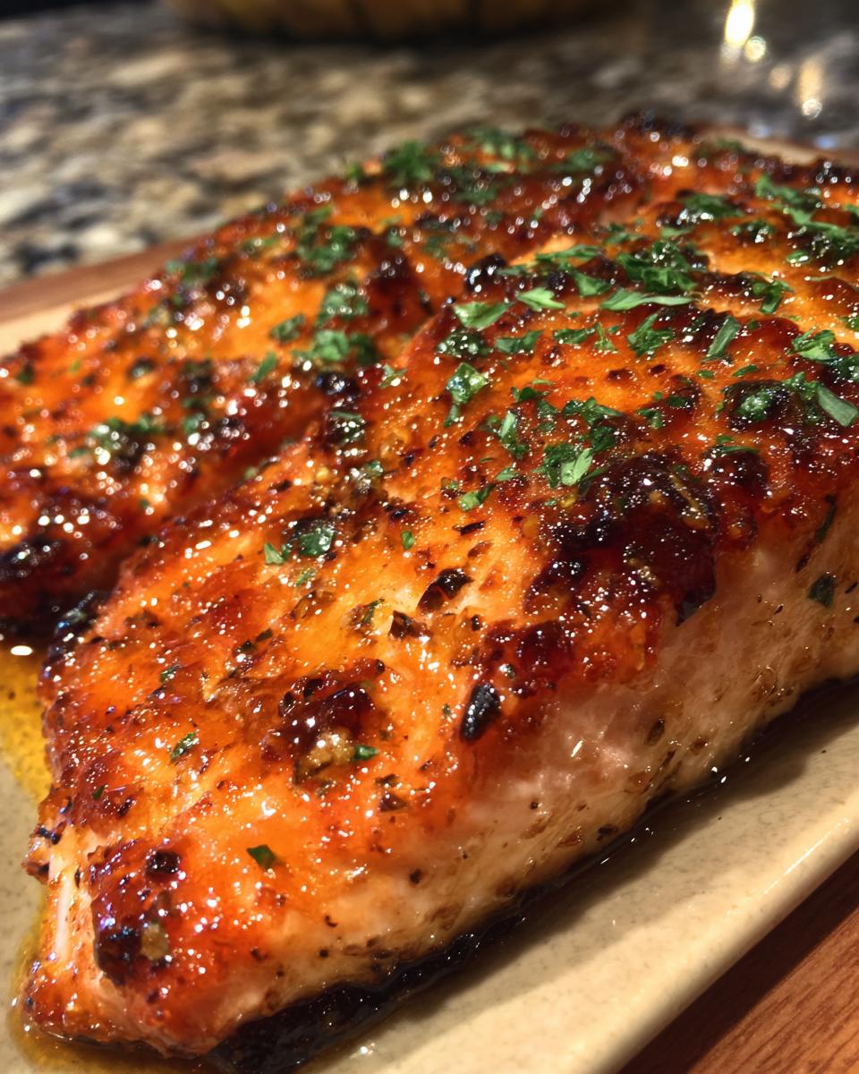 Restaurant-Style Honey Glazed Salmon Perfection - detail 1