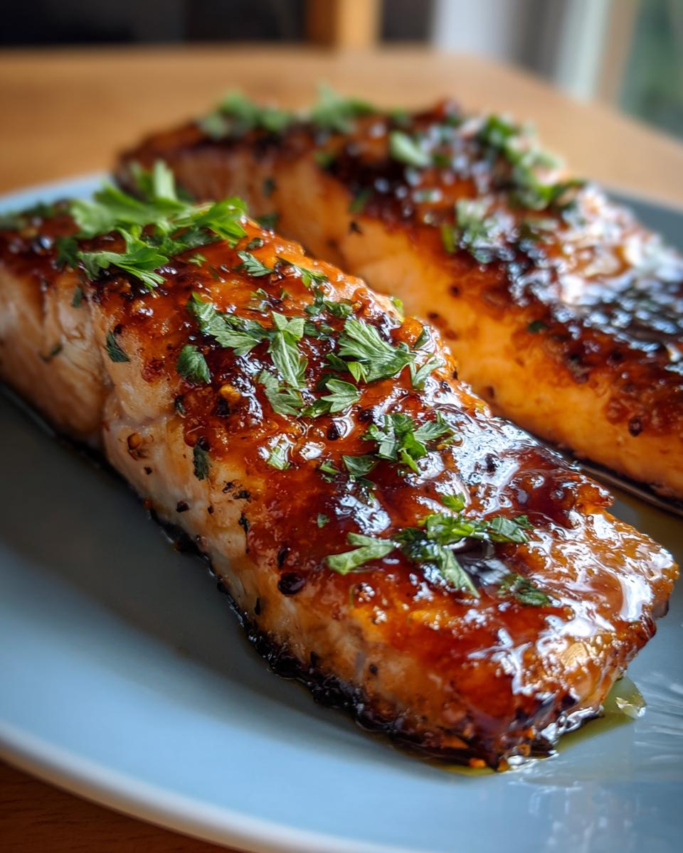 Restaurant-Style Honey Glazed Salmon Perfection - detail 2