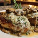 Restaurant-Style Mushroom Swiss Smothered Chicken
