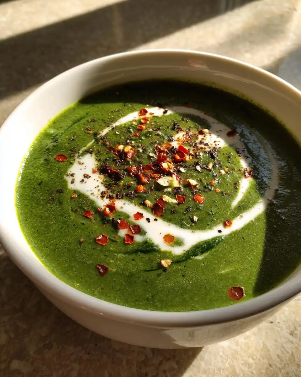 Spinach Soup Recipe (Palak Soup) - detail 1