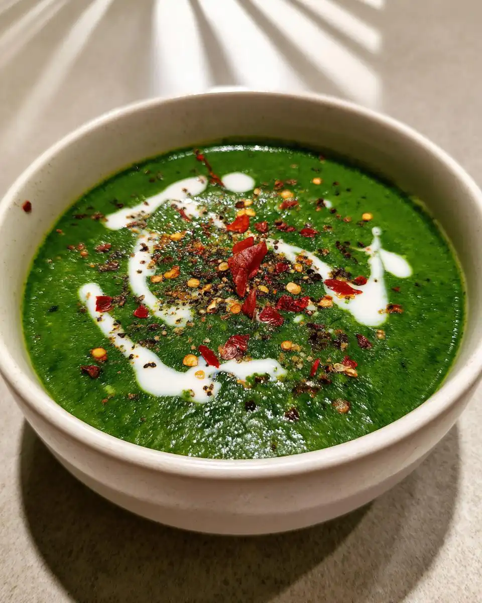 Spinach Soup Recipe (Palak Soup) - detail 2