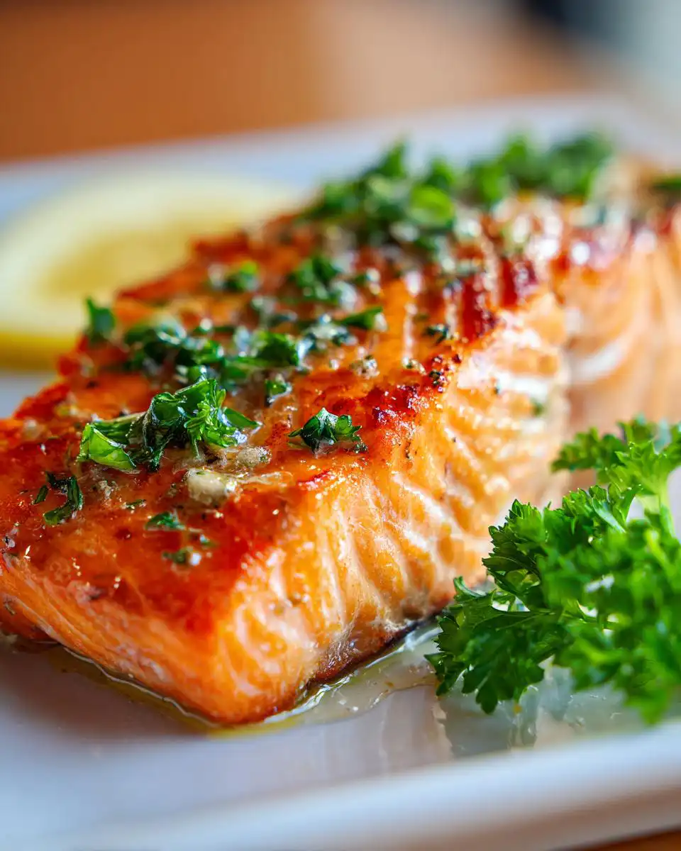 Steakhouse-Inspired Buttery Baked Salmon Delight - detail 1
