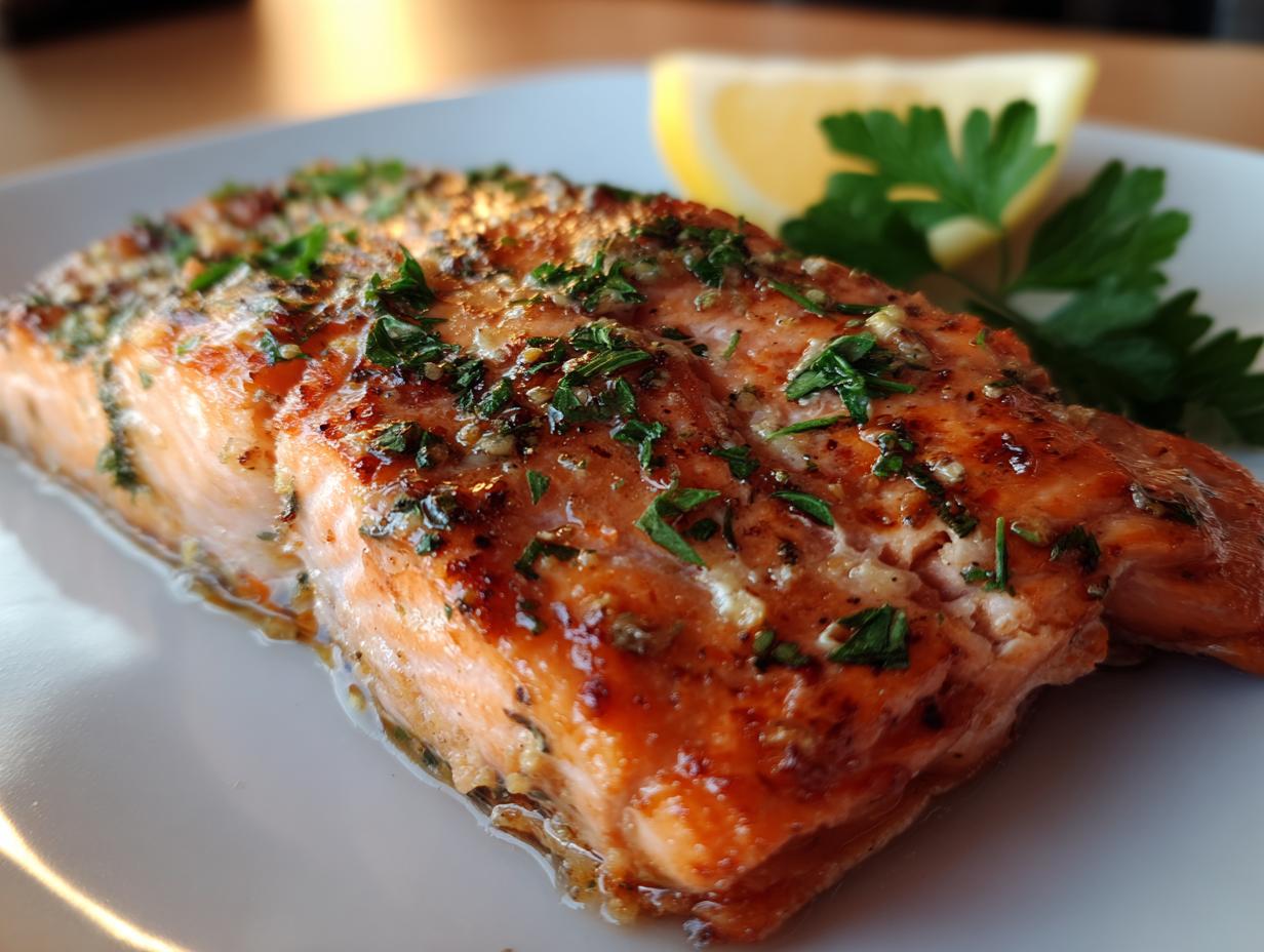 Steakhouse Salmon: 1 Amazing Butter Baked Delight