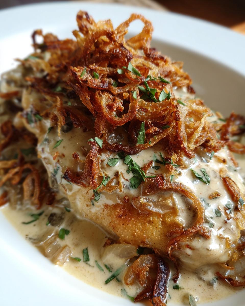 Texas-Inspired Creamy Onion Topped Chicken - detail 1