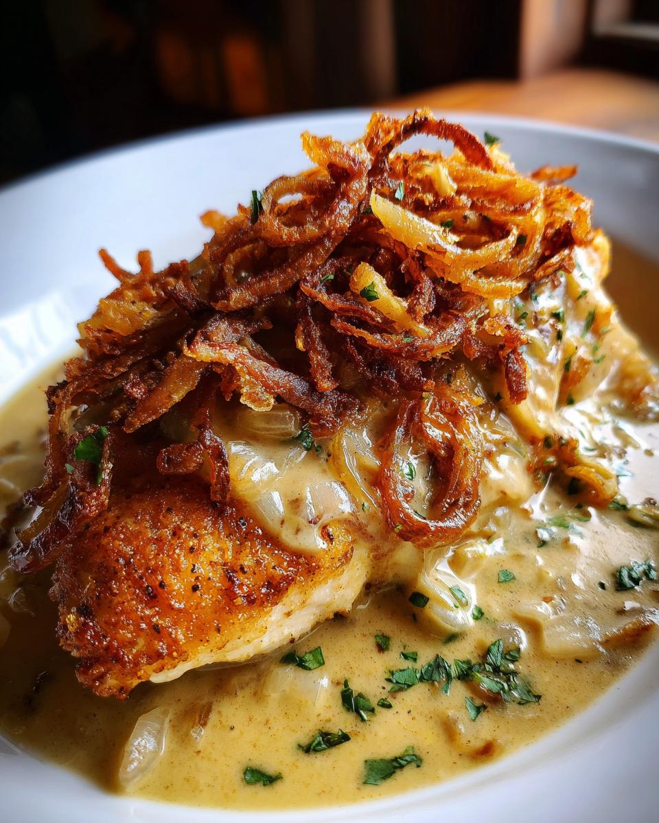 Texas-Inspired Creamy Onion Topped Chicken - detail 2