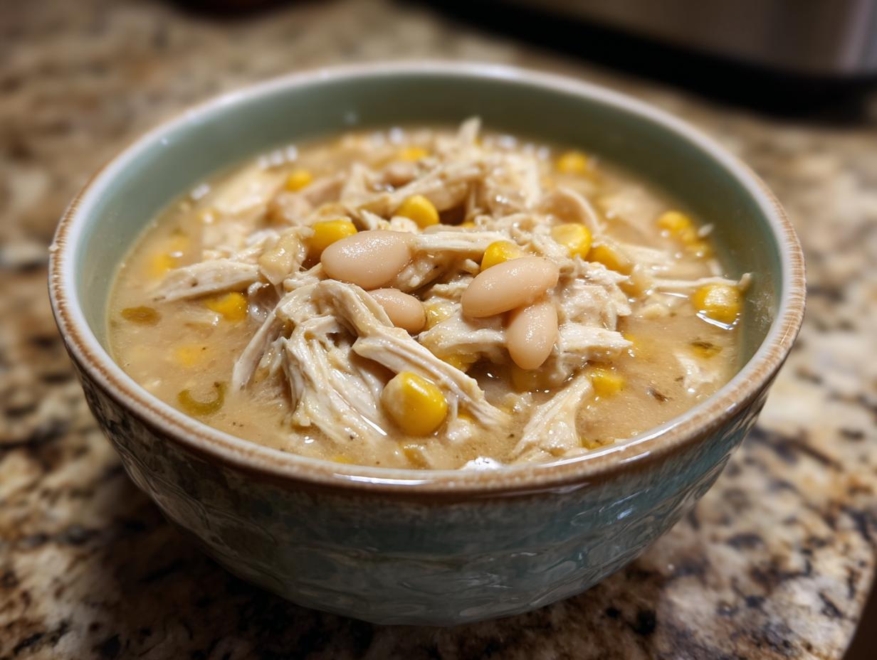 Amazing White Chicken Chili: 10g Fat