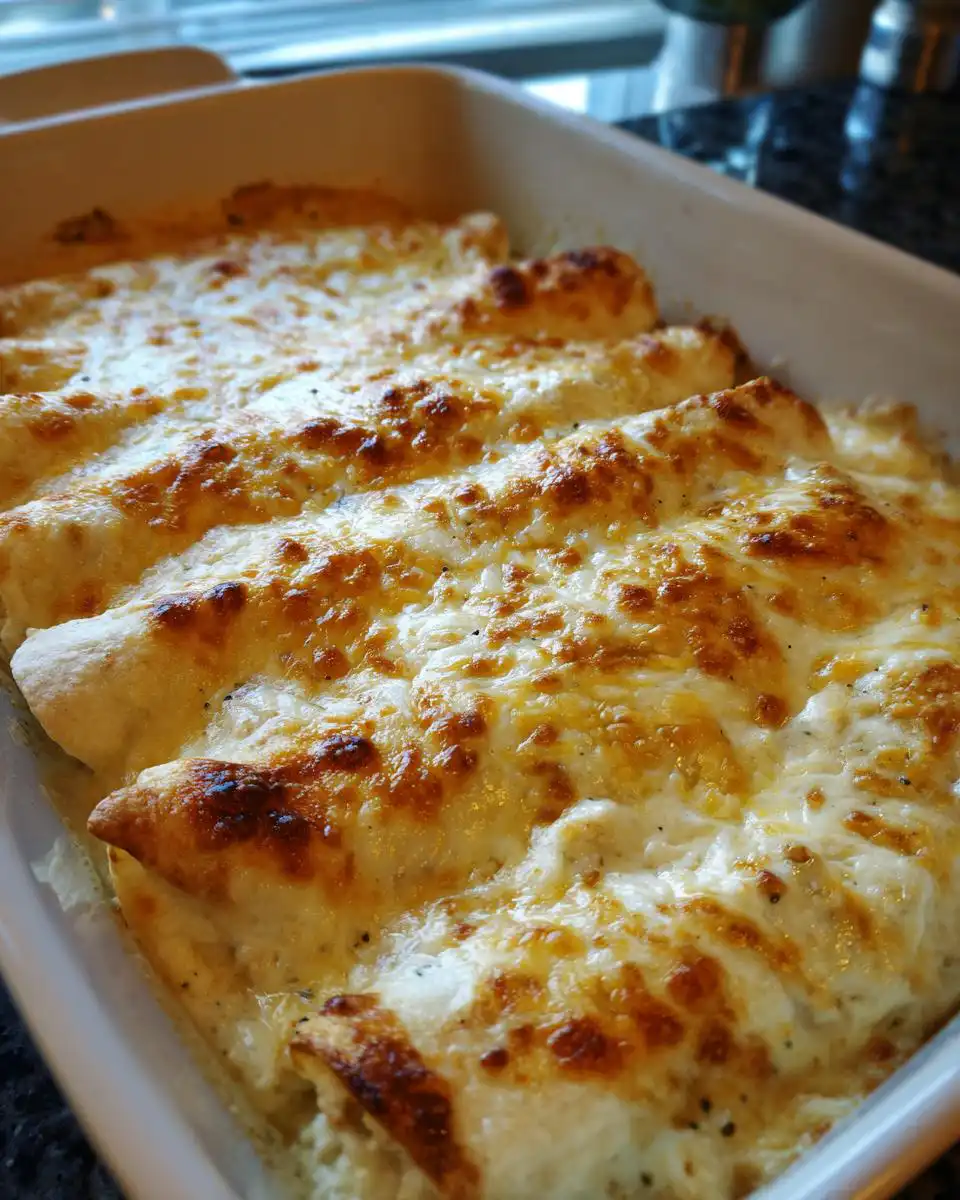 White Chicken Enchiladas - detail 1