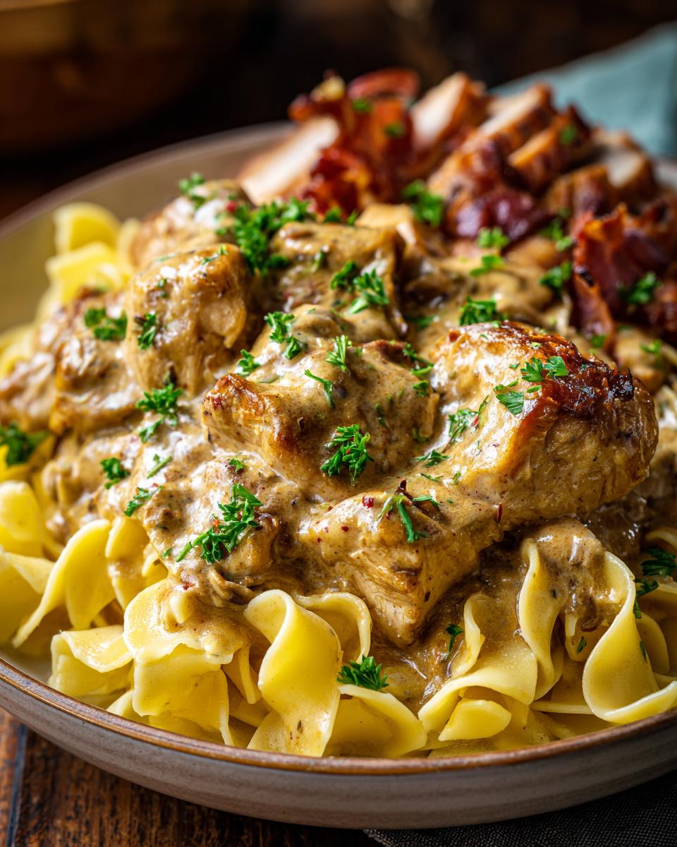 creamiest Chicken Stroganoff - detail 2
