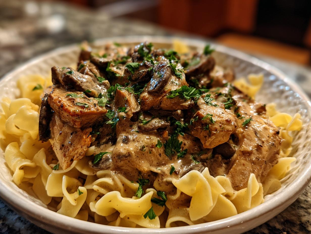 creamiest Chicken Stroganoff: 1 dish perfection