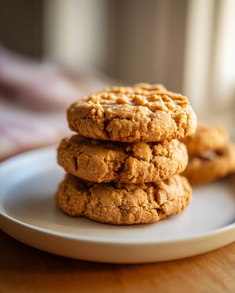 healthy peanut butter Greek yogurt cookies - detail 1