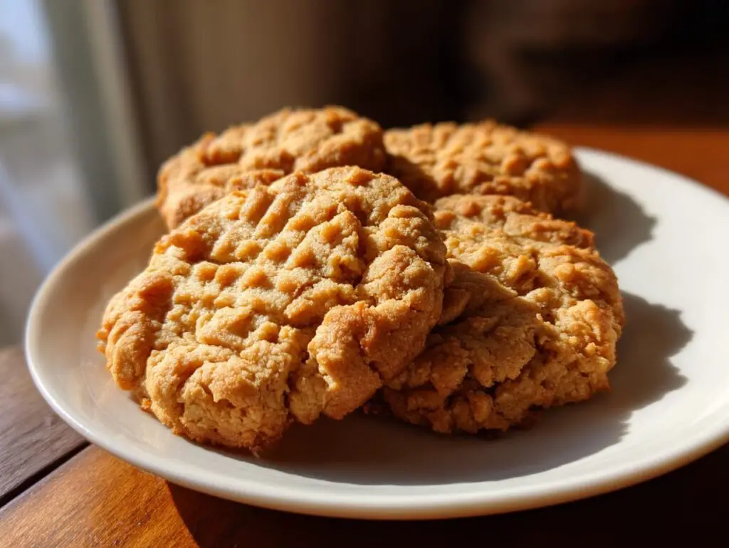 healthy peanut butter Greek yogurt cookies