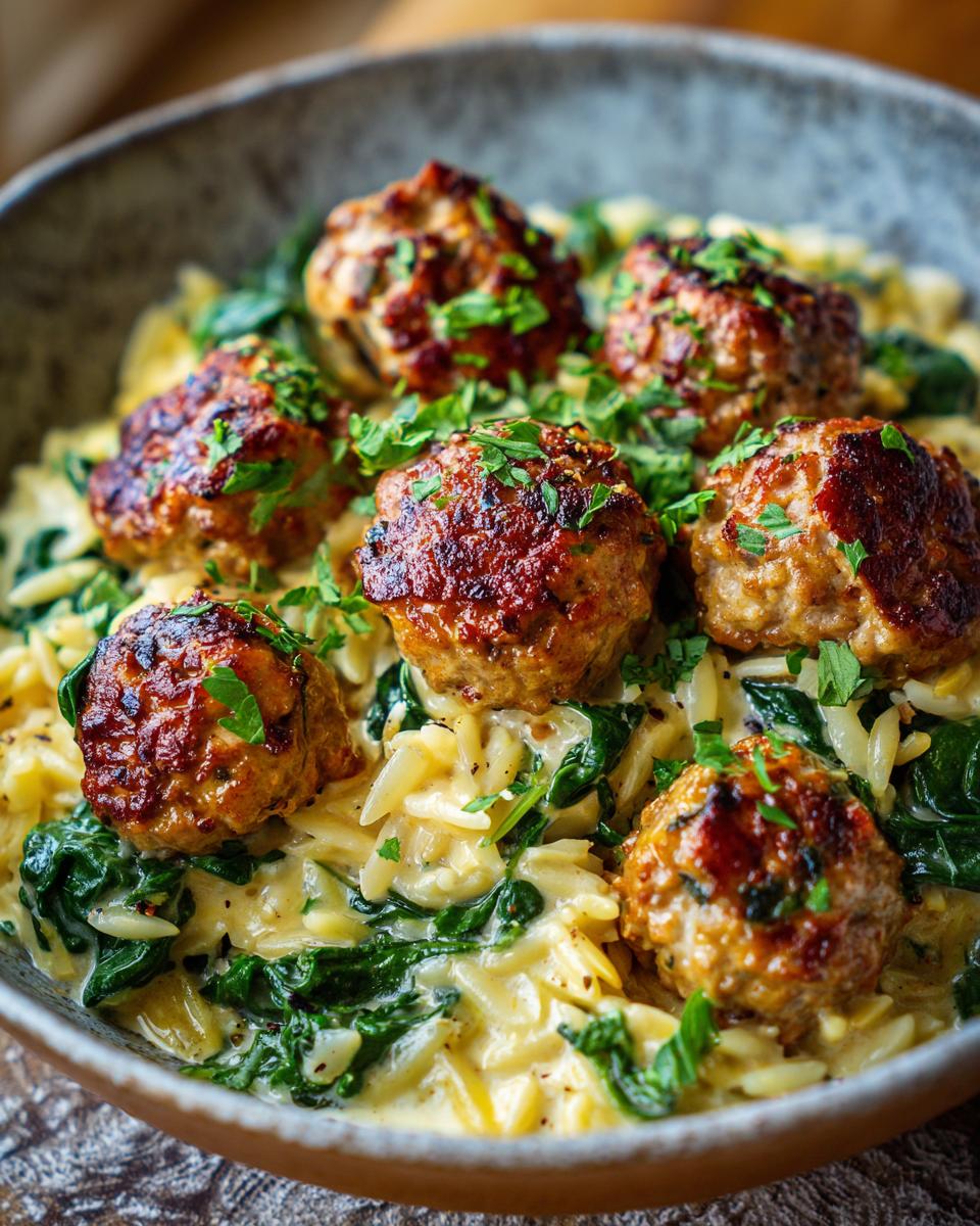 the Juiciest Lemony Chicken Meatballs - detail 1