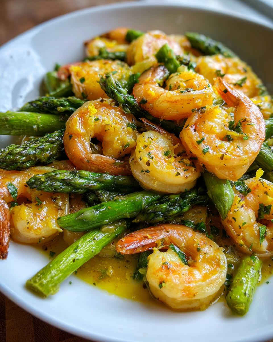 20 Minute Garlic Butter Shrimp And Asparagus Skillet - detail 1