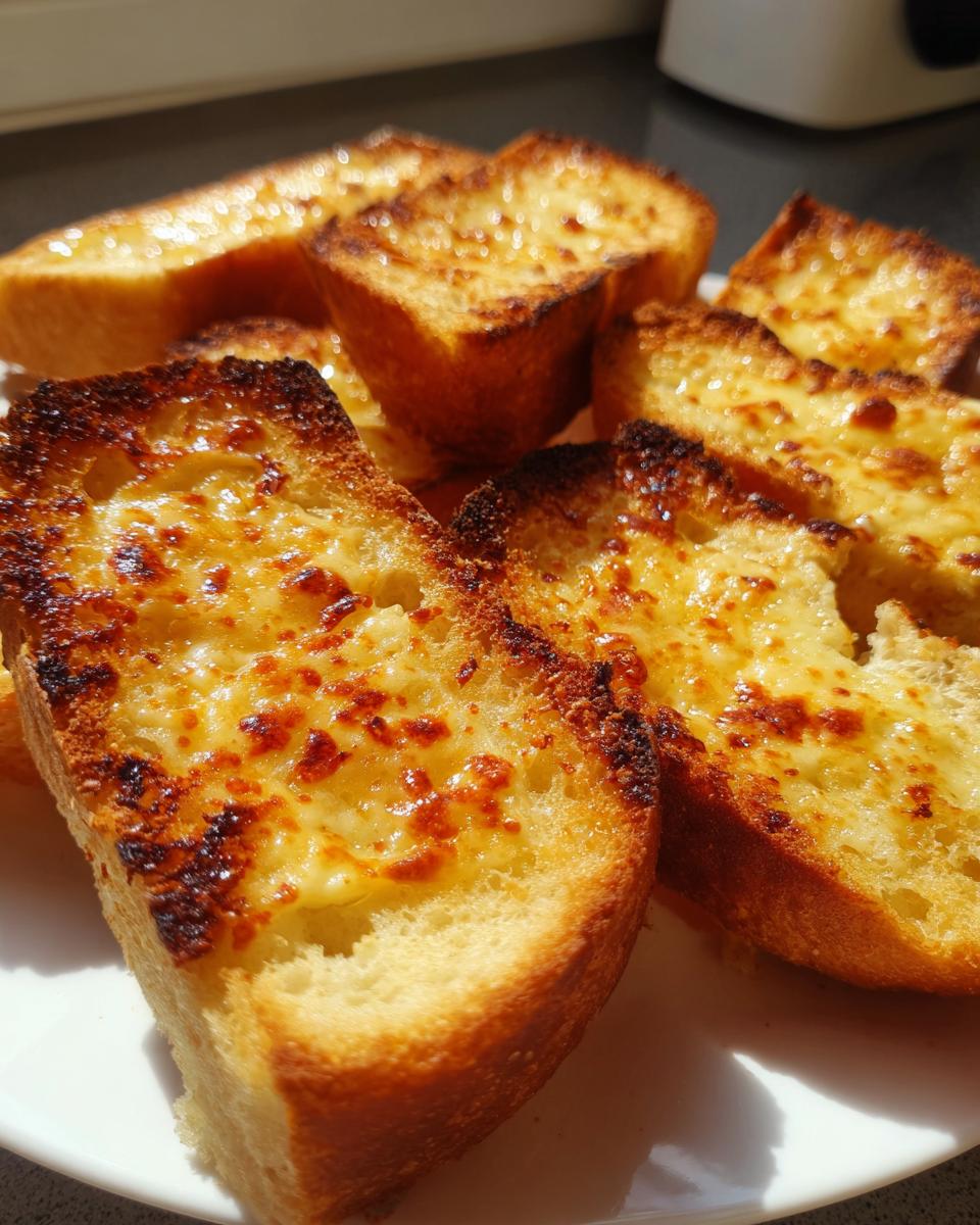 Air Fryer Garlic Bread And Cheese Toast - detail 1