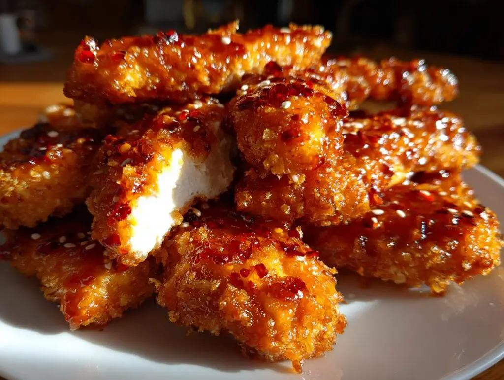 Air Fryer Hot Honey Chicken Tenders