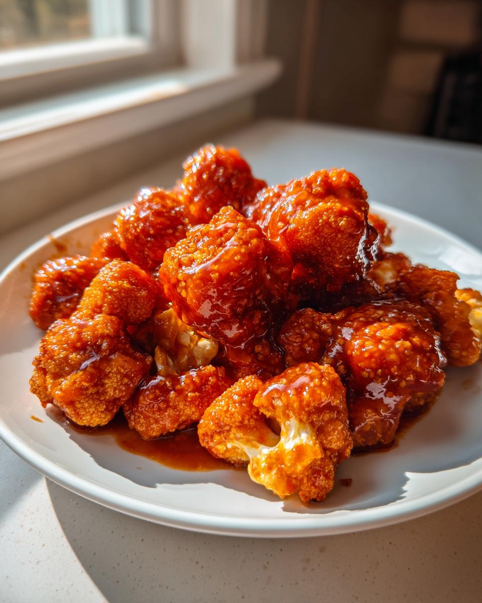 Air fryer cauliflower wings - detail 1