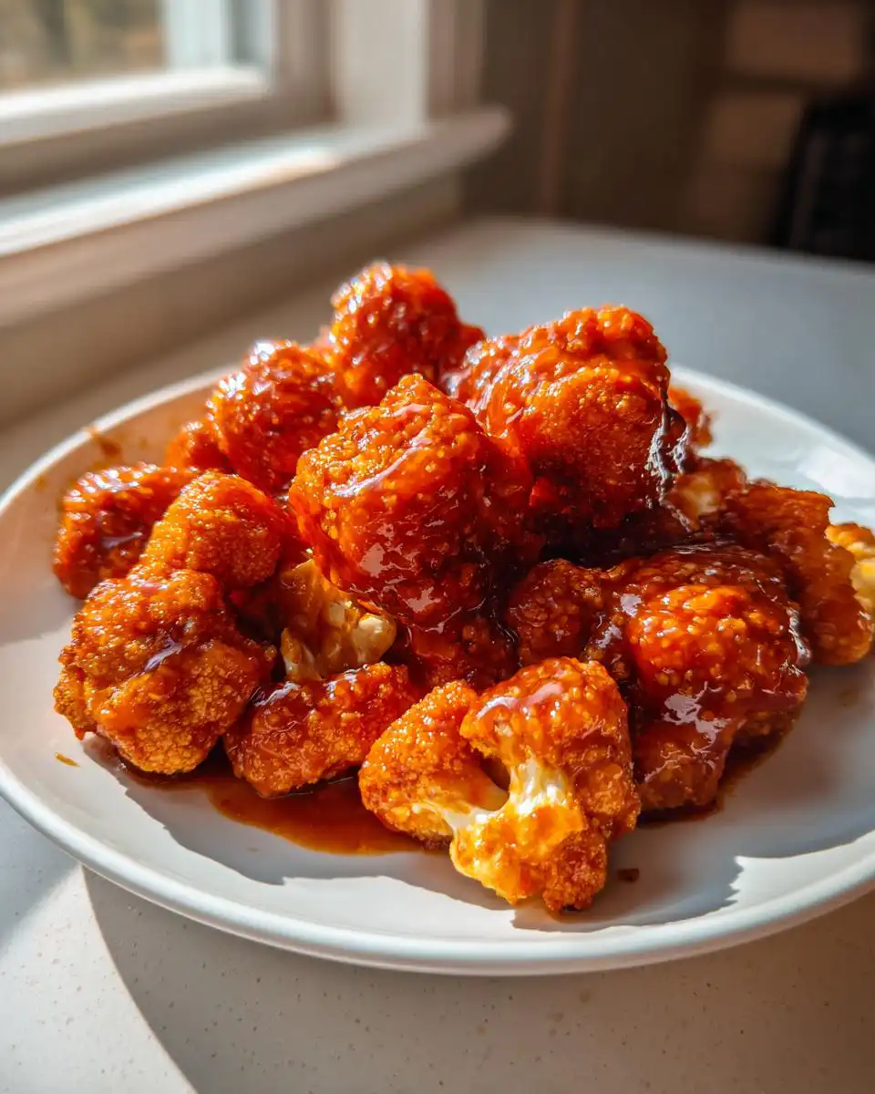 Air fryer cauliflower wings - detail 1