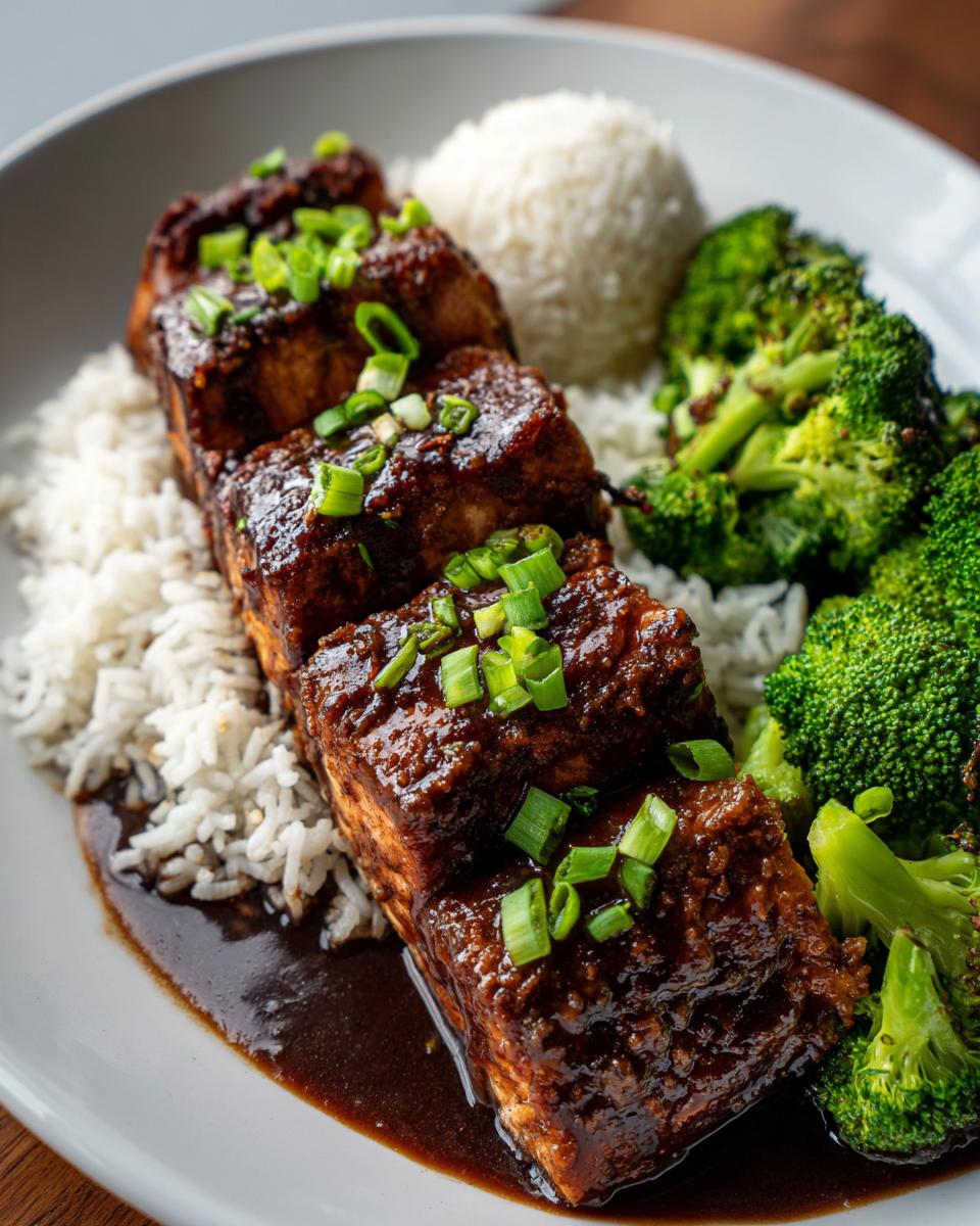 Baked Teriyaki Salmon - detail 2