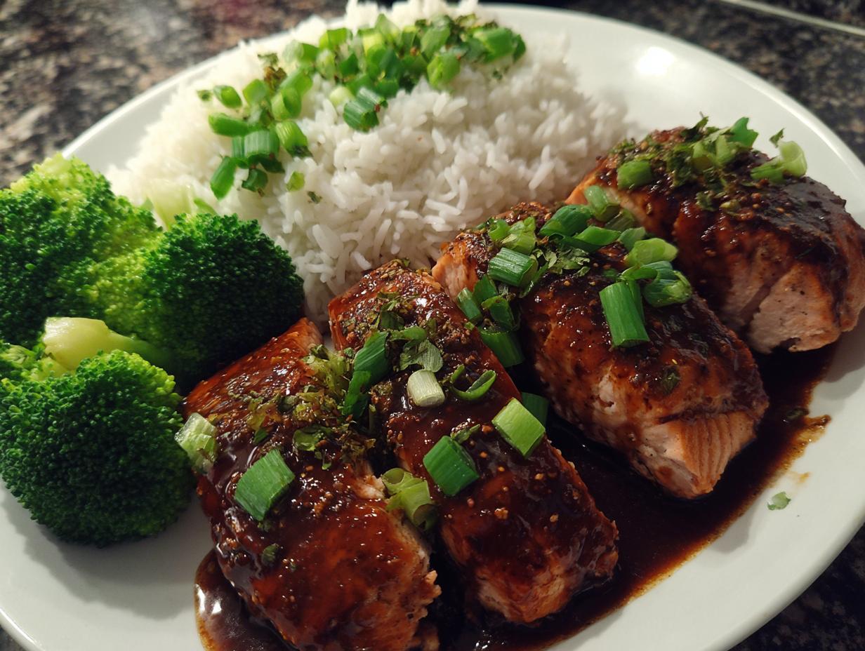 Baked Teriyaki Salmon: 1 Amazing Dinner