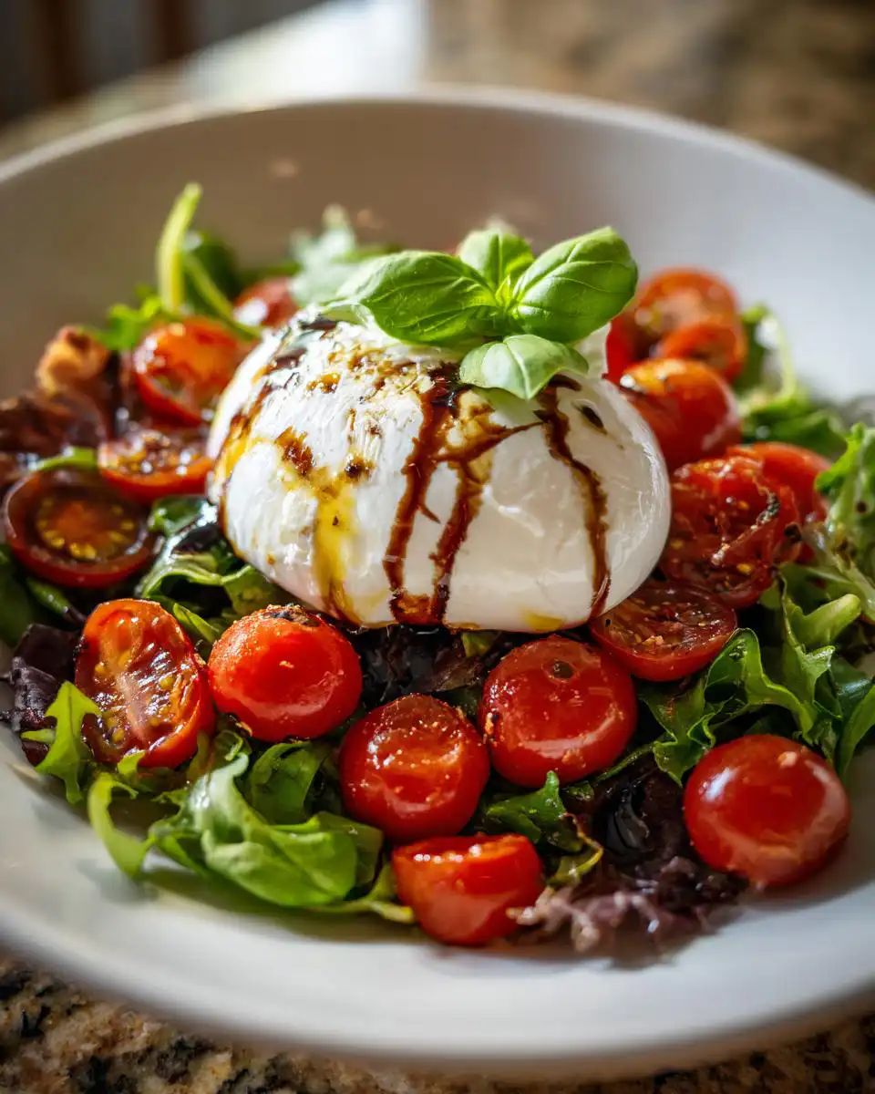 Burrata salad cherry tomato - detail 1