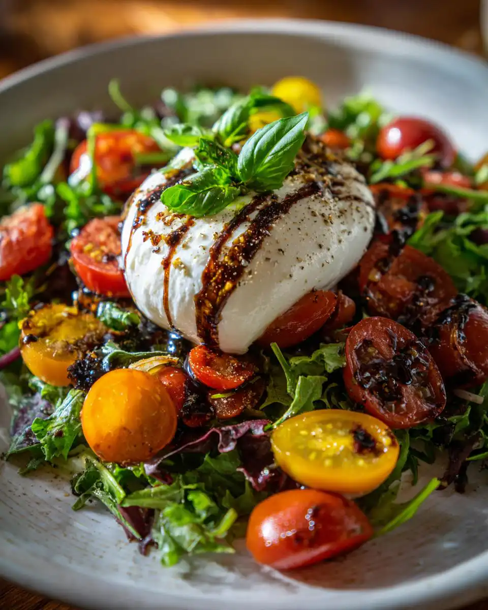 Burrata salad cherry tomato - detail 2