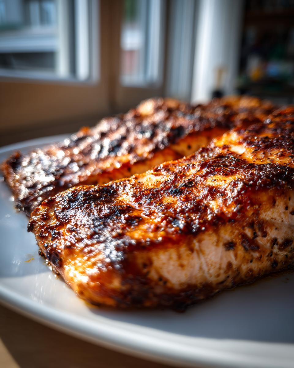 Cajun Brown Sugar Salmon - detail 2