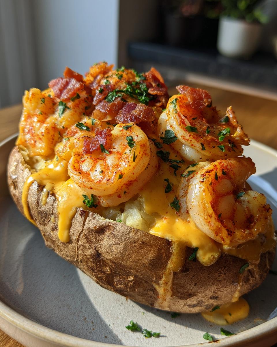 Cajun Shrimp Stuffed Baked Potato - detail 1